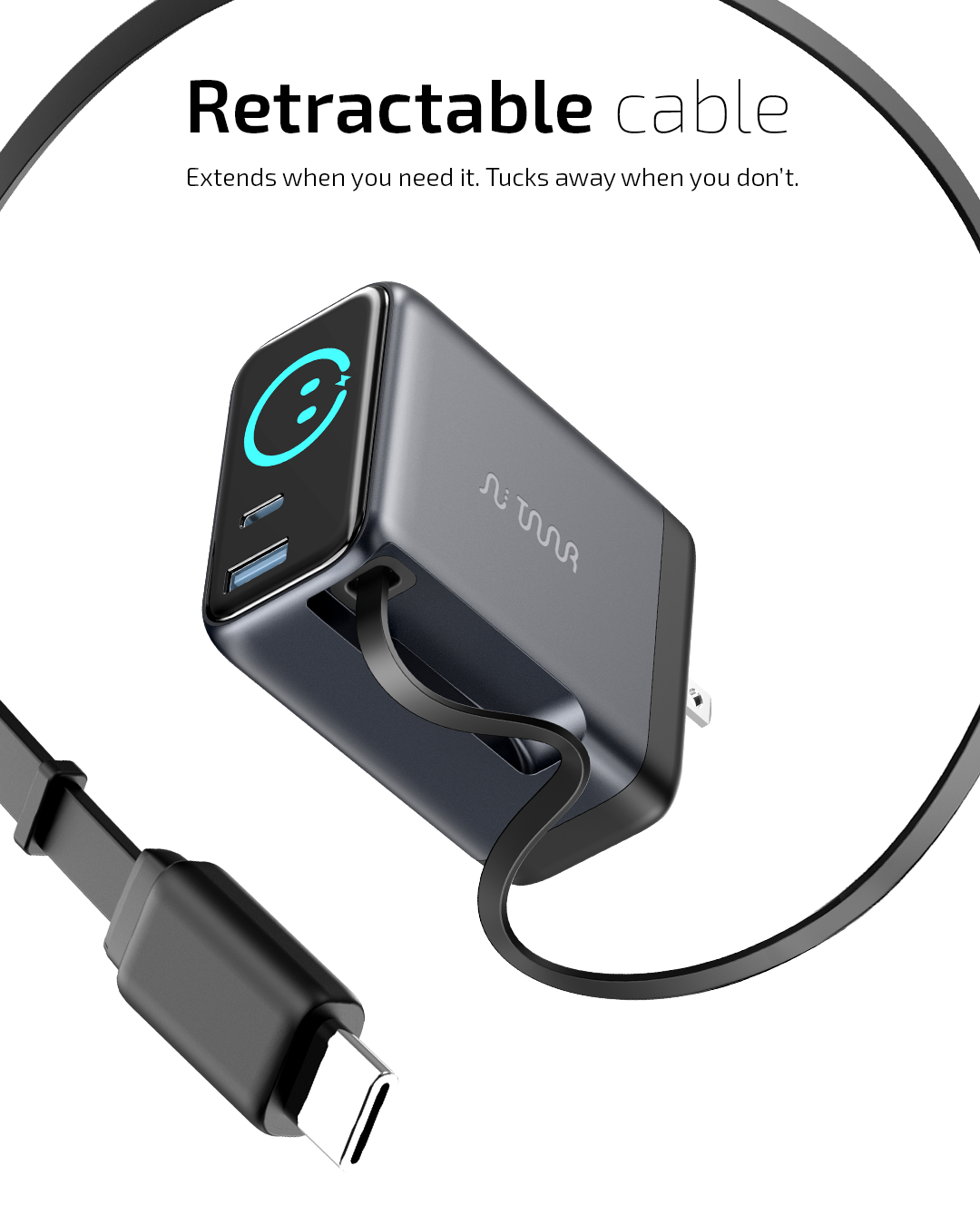 OMI 100W Gan Charger (Interactive Display)