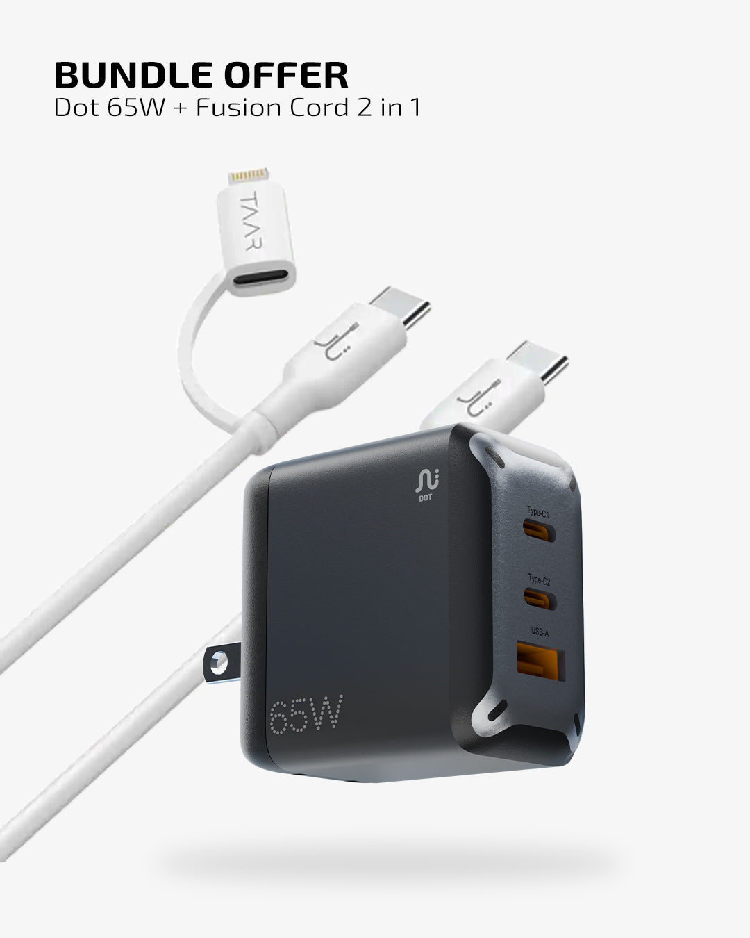 Dot 65W + FusionCord 2 in 1