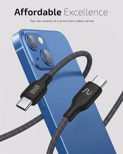 Prime Plus 60W USB-C to USB-C Cable