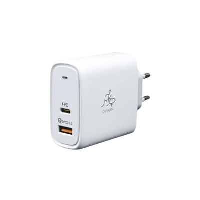 Fusion Dual-Boost 45W PD Charger -With USB-C to USB-C Cable