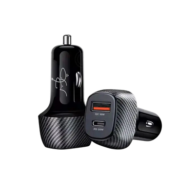 Voyager 38W PD Car Charger - Black