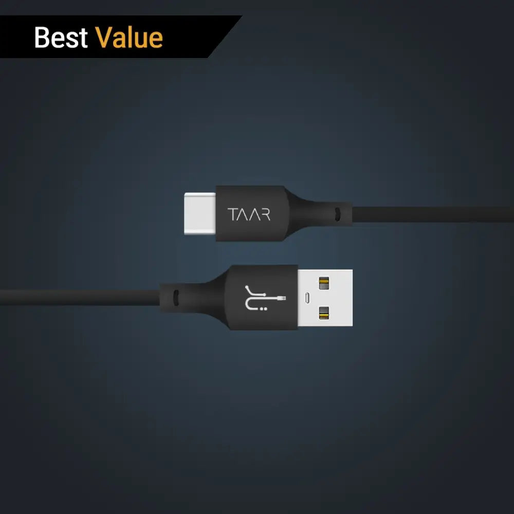 Basic Type C 3A Black / Single Product 1 Meter