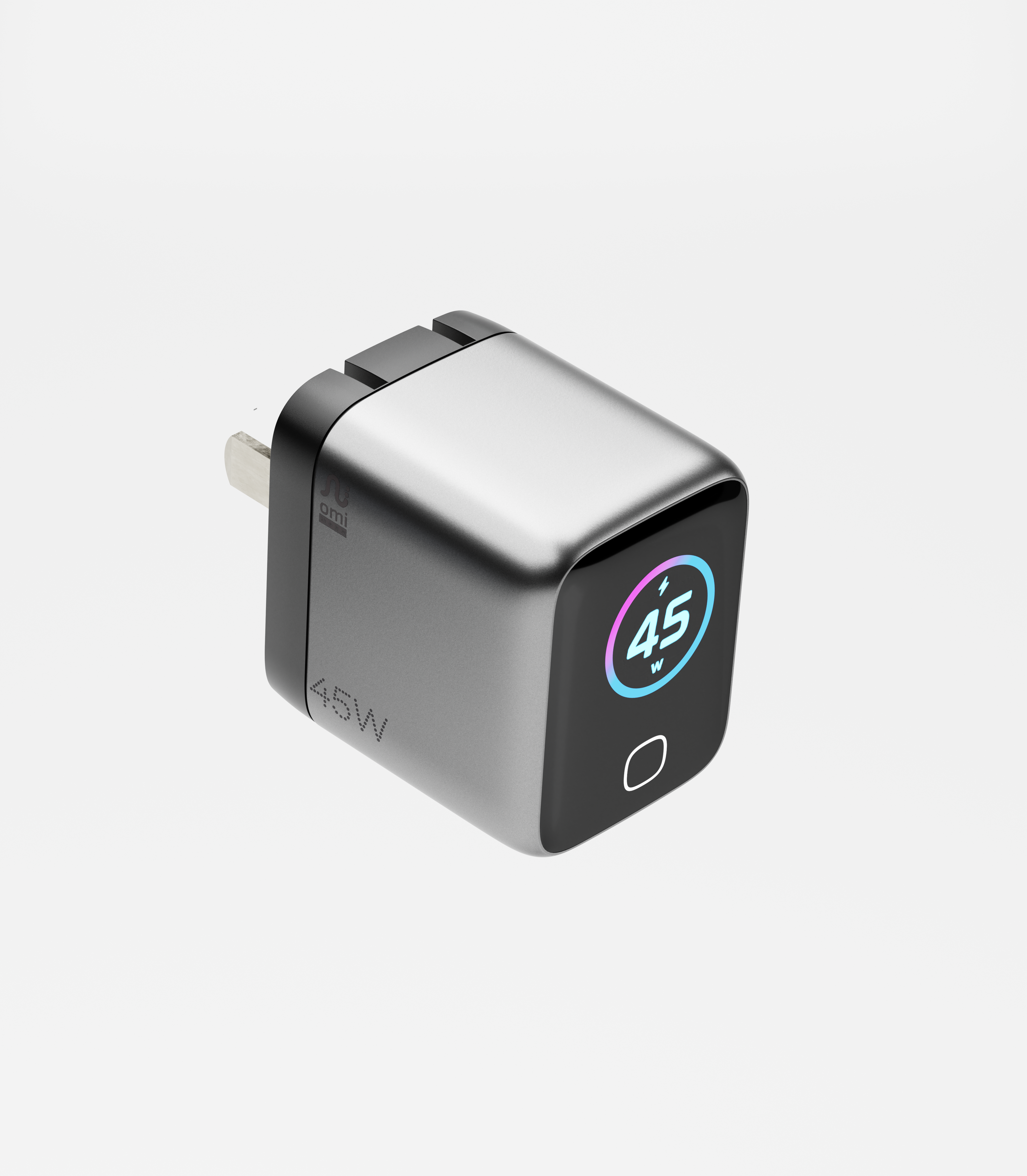 OMI Mono 45W GaN Charger (With Interactive Display)